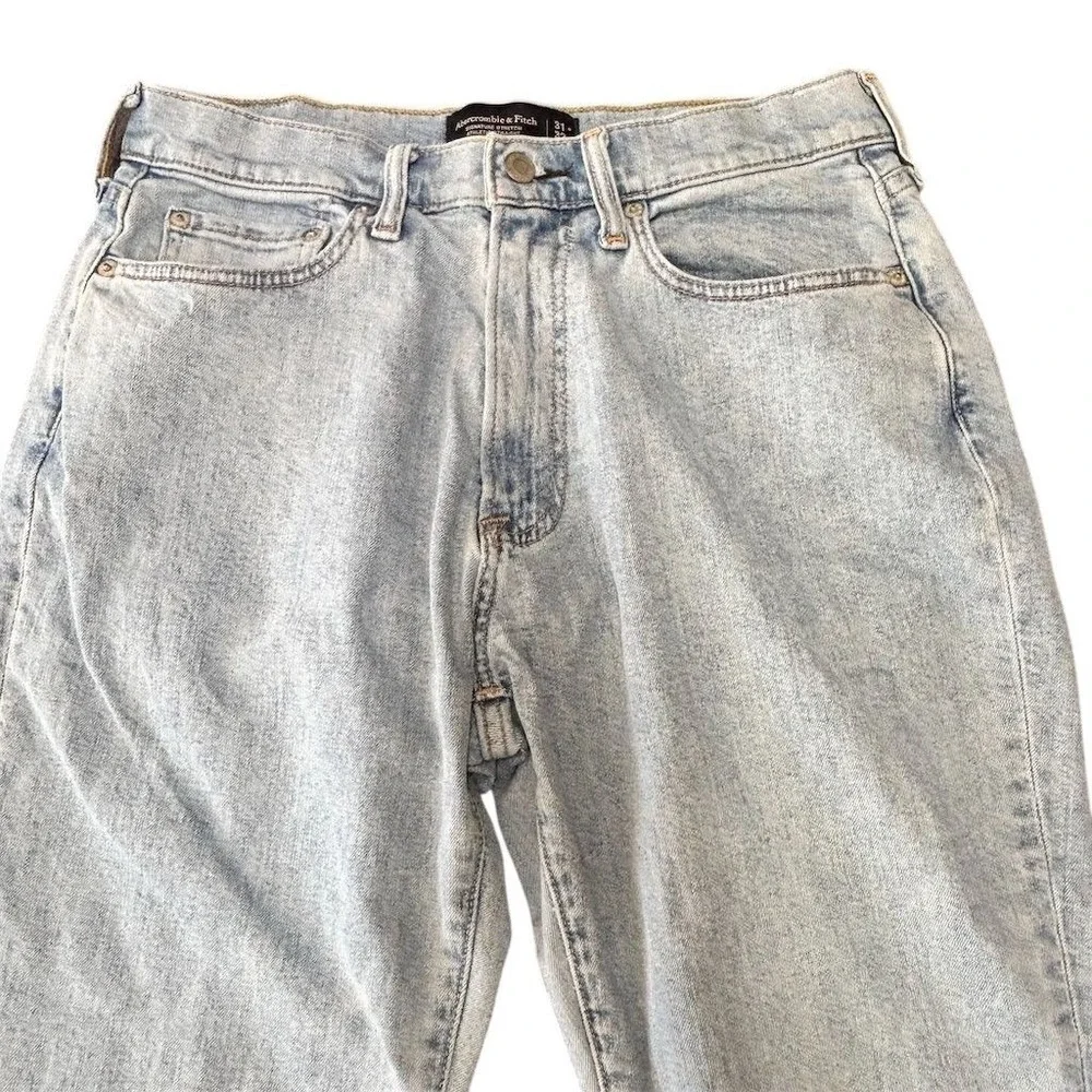 Abercrombie & Fitch Men's‎ Athletic Straight Jeans Blue Size 31x32